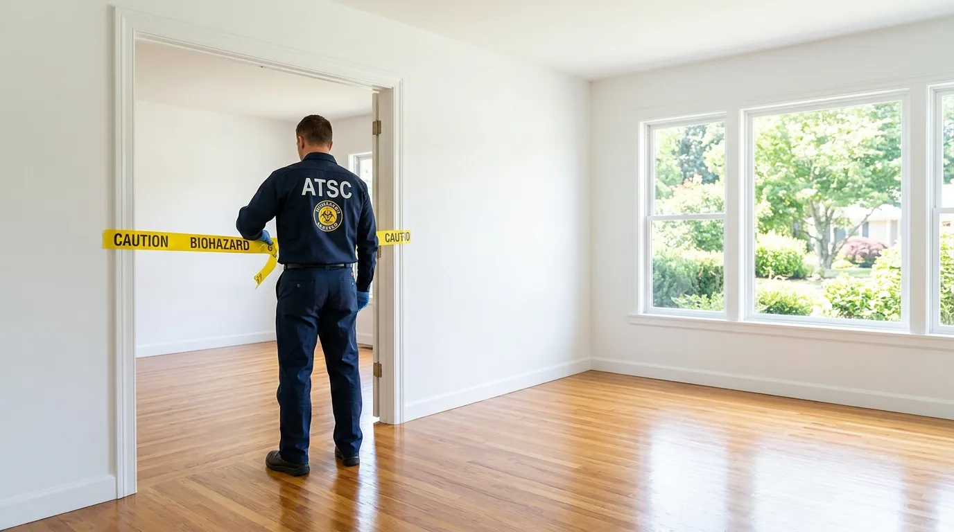 Certified biohazard cleanup crew performing Crime Scene Cleanup in Shady Side