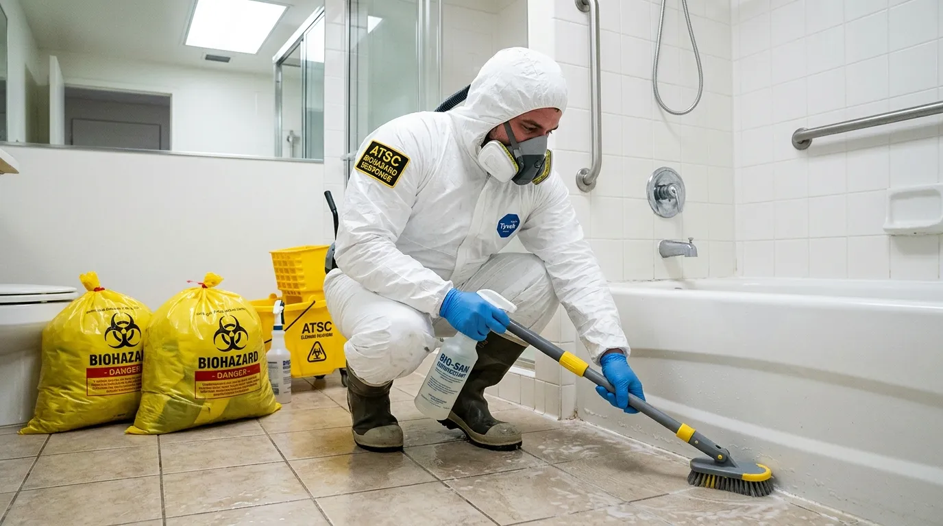 Decontamination equipment deployed for Blood Cleanup in Shady Side